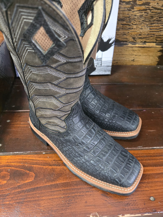 Men's Black/Grey Justin Boots