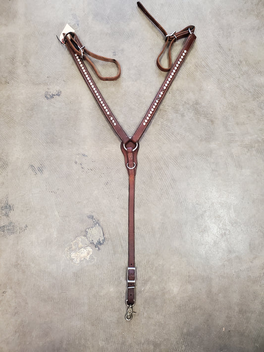 Rhinestone Detail Breast Collar