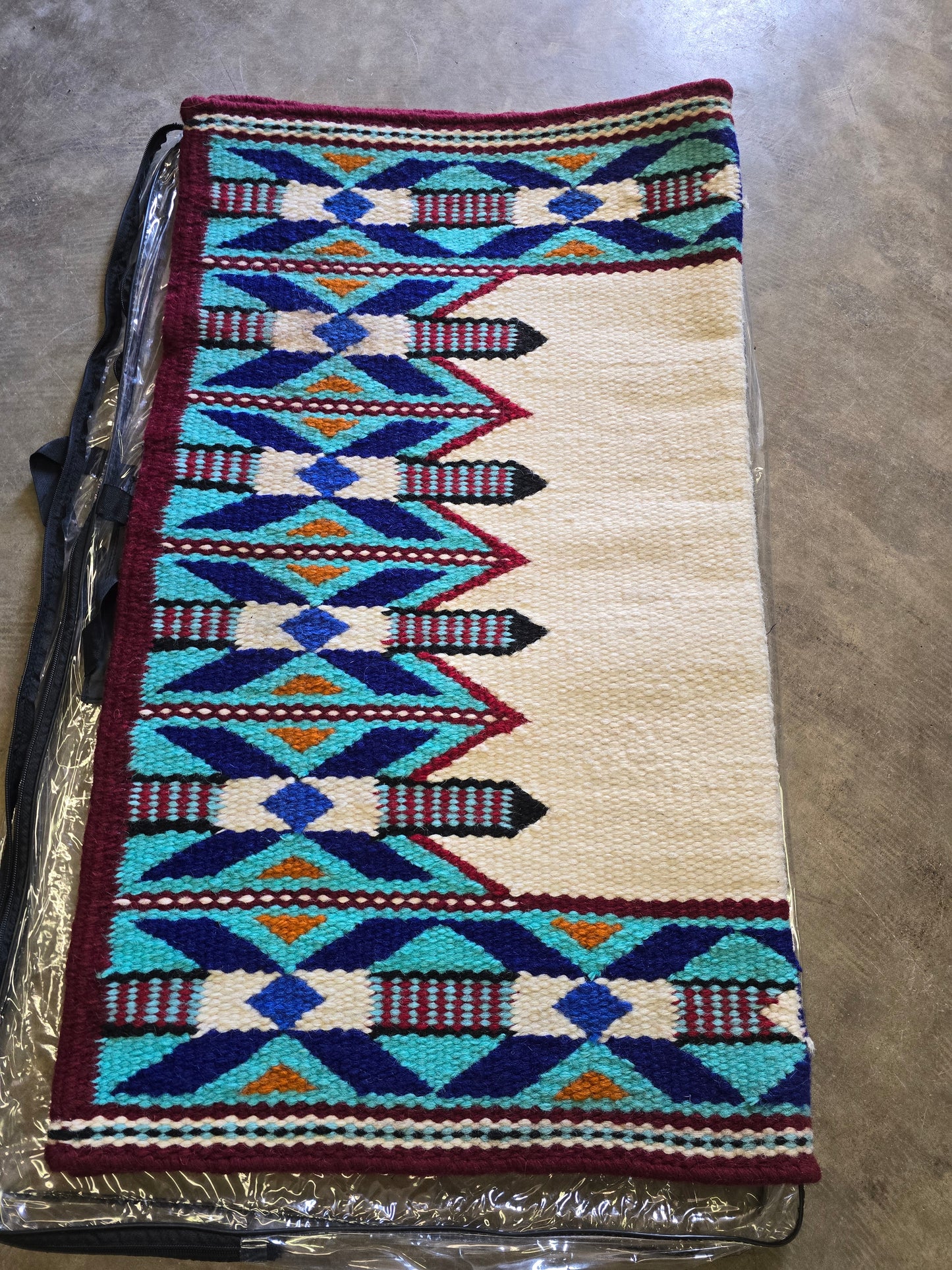 Like New Show Pad- Teal,Blue Burg