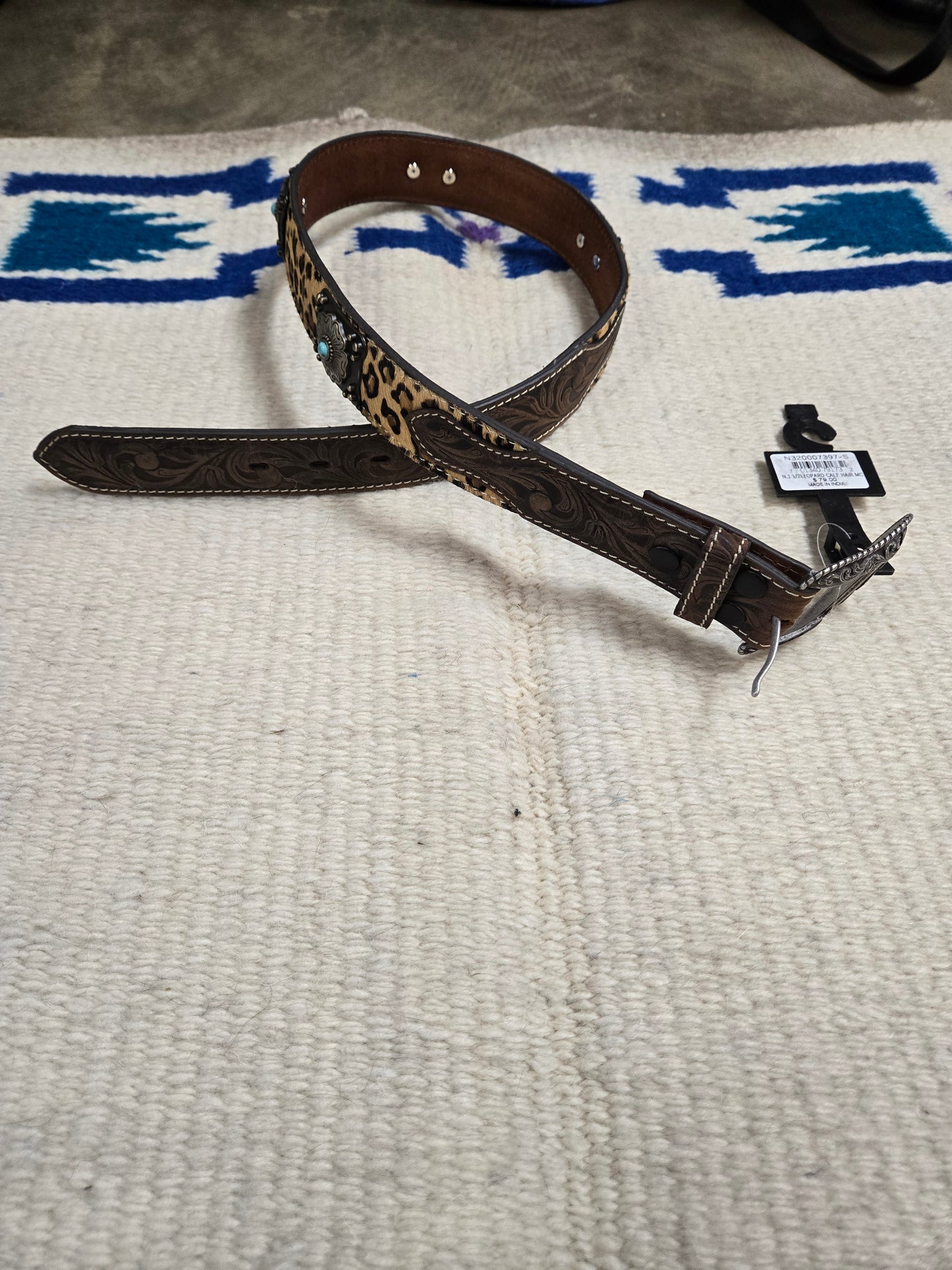 NEW Cheetah Print W/ Concho Belt