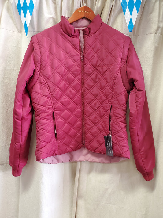 Pink Insulated Jacket-Reversible              Removable Arms