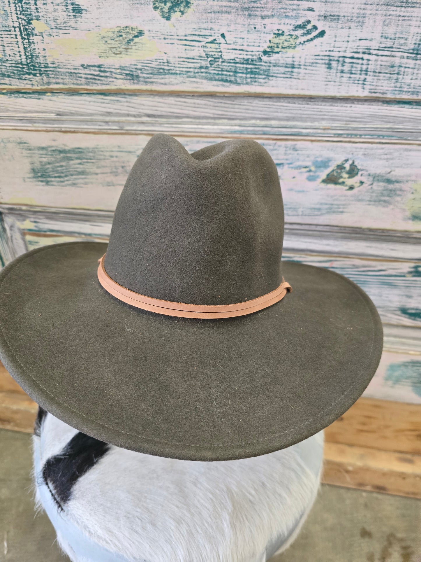 Little Brown Felt-Aussie Hat