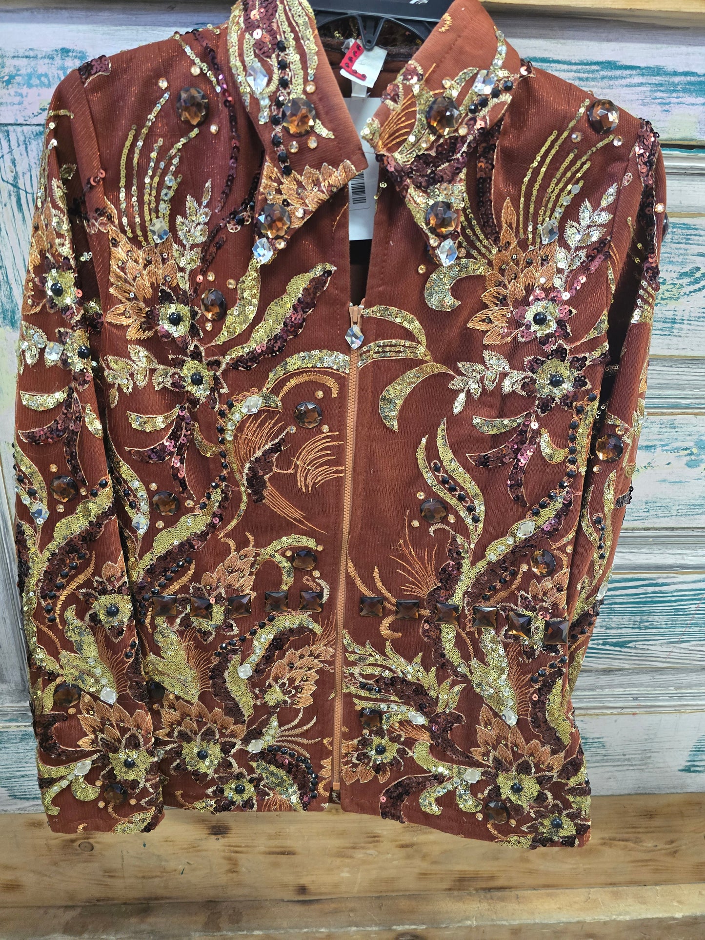 Rust/ Copper Showmanship                        Halter Shirt
