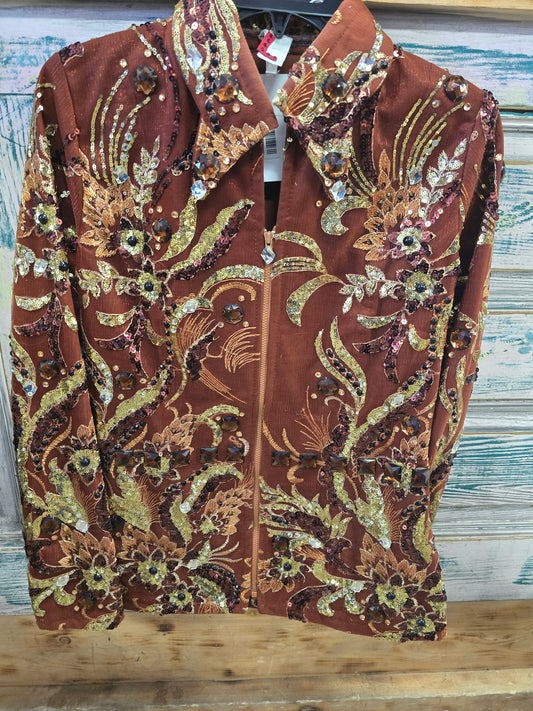 Rust/ Copper Showmanship                        Halter Shirt