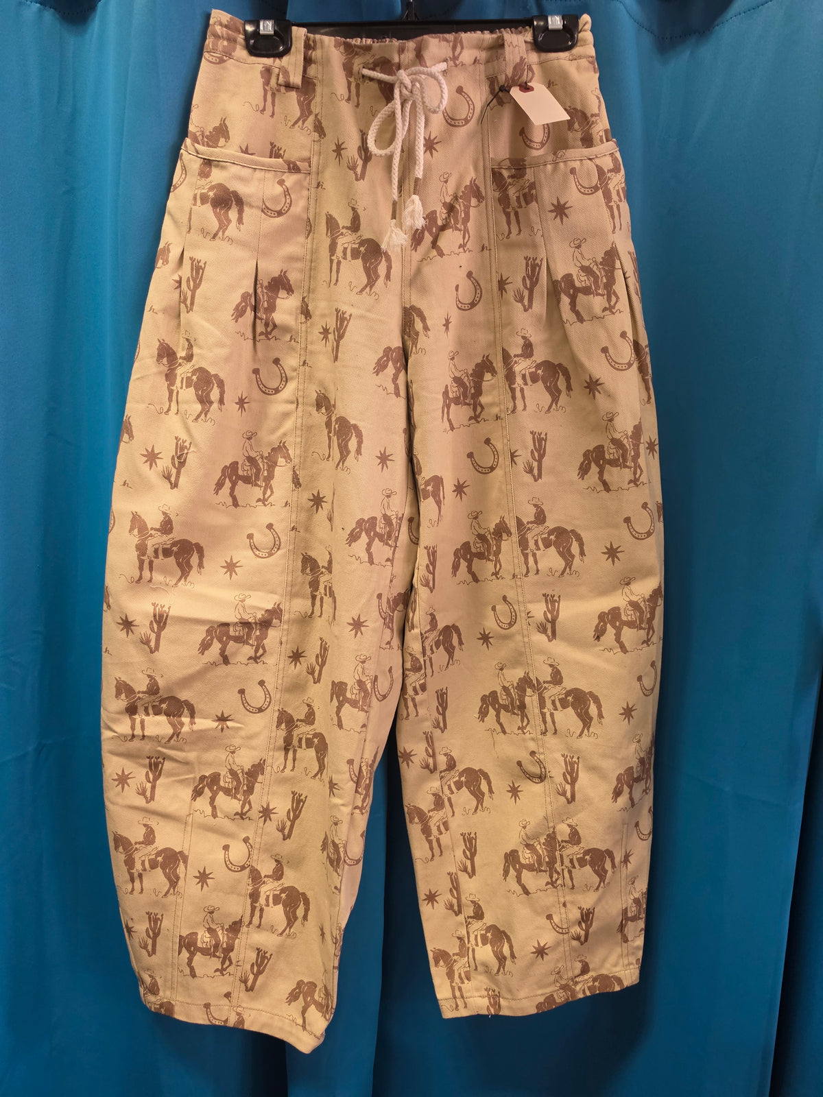 NEW Western Graphic Barrel Jeans
