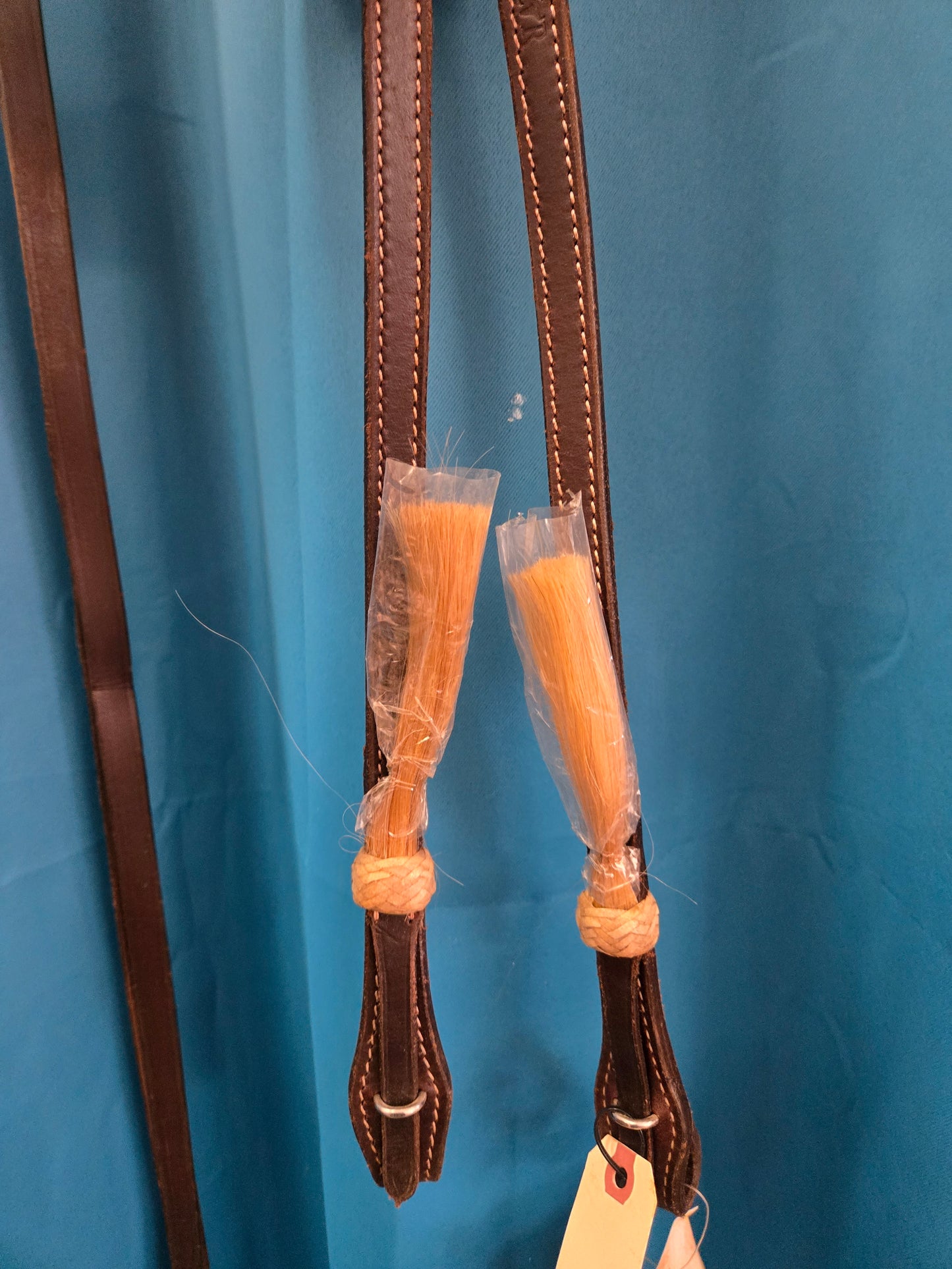 Leather Split Reins                          Rawhide Accents