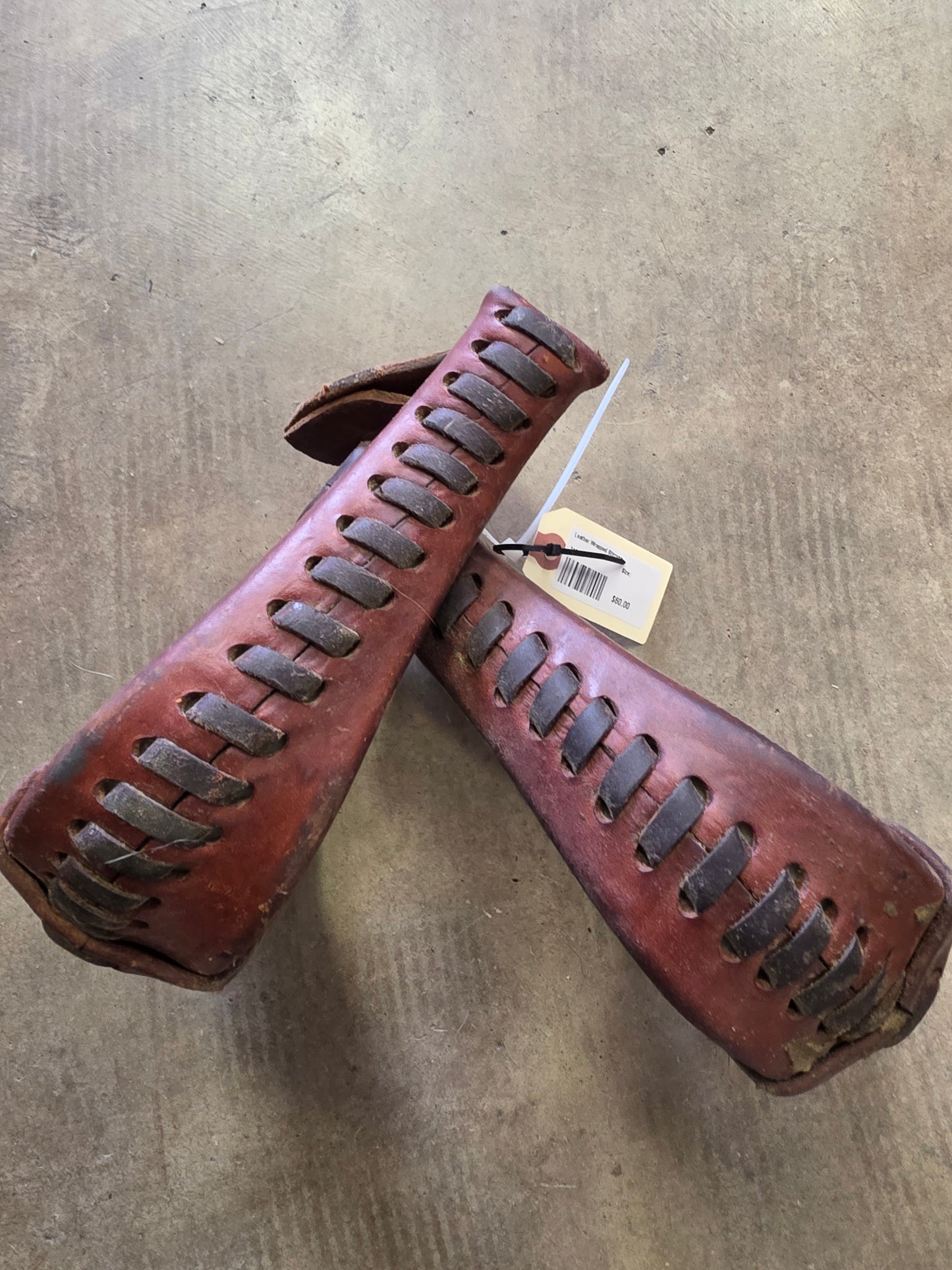 Leather Wrapped Stirrups
