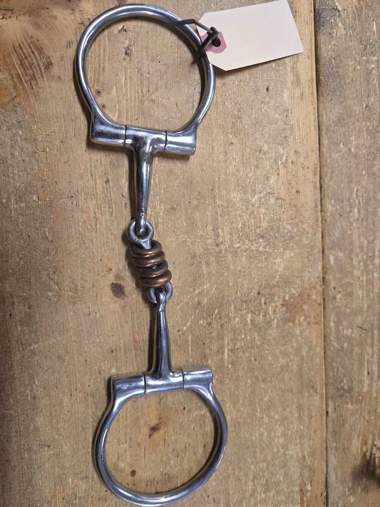 3 Pc. D-Ring Snaffle Copper Roller