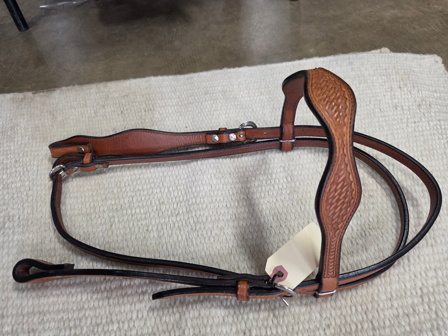 Browband Headstall                            Basket Stamped
