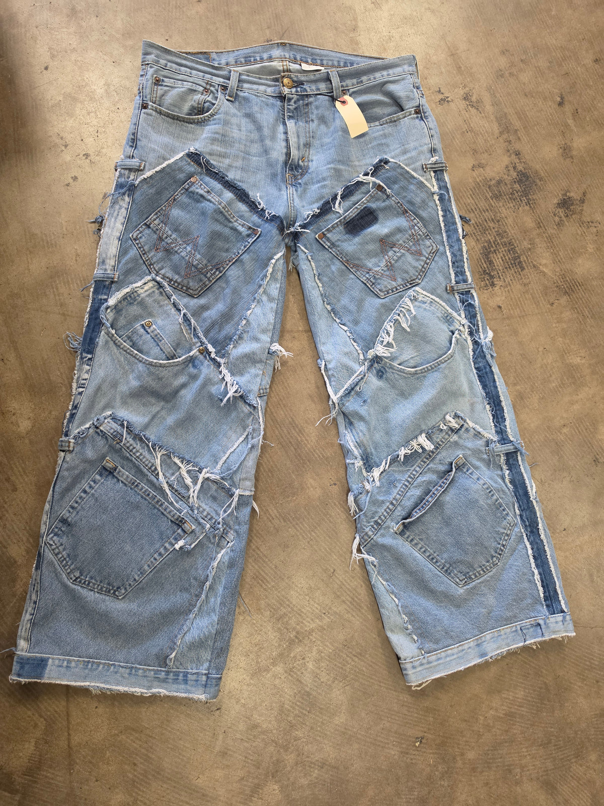 Upcylcled Jeans/ Pockets