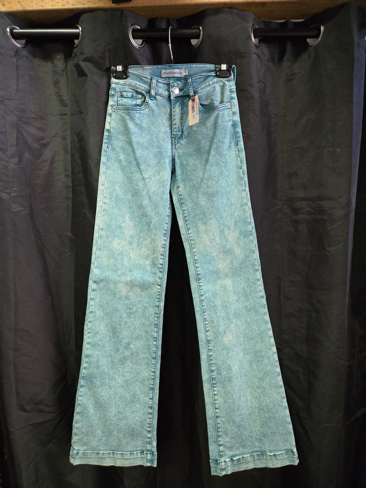 Ladies Green Ranch Dress'n Jeans