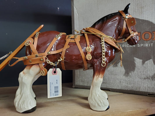 Clydesdale Ceramic Heavy Horse