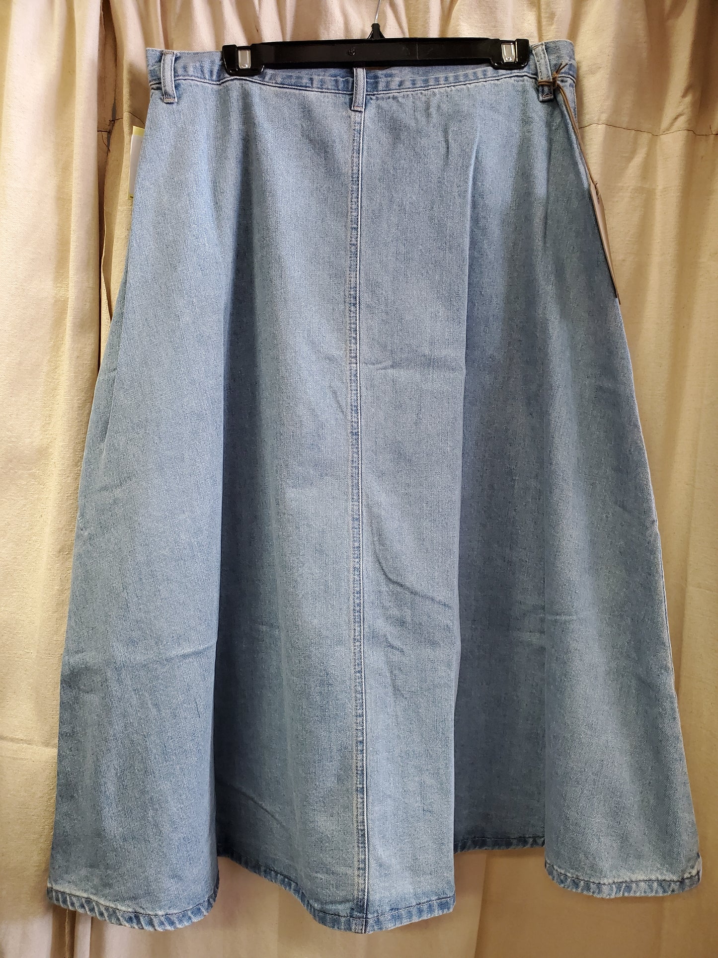 NEW Lt. Wash Denim 5 Pkt.               Long Skirt
