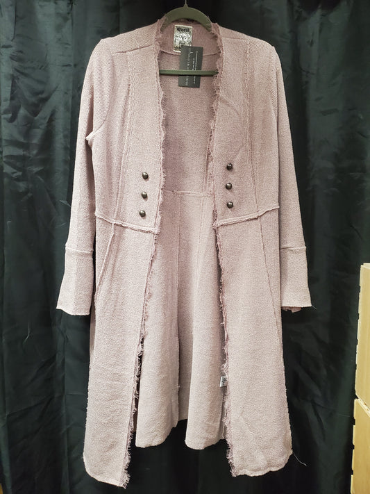 Lilac Knit Duster