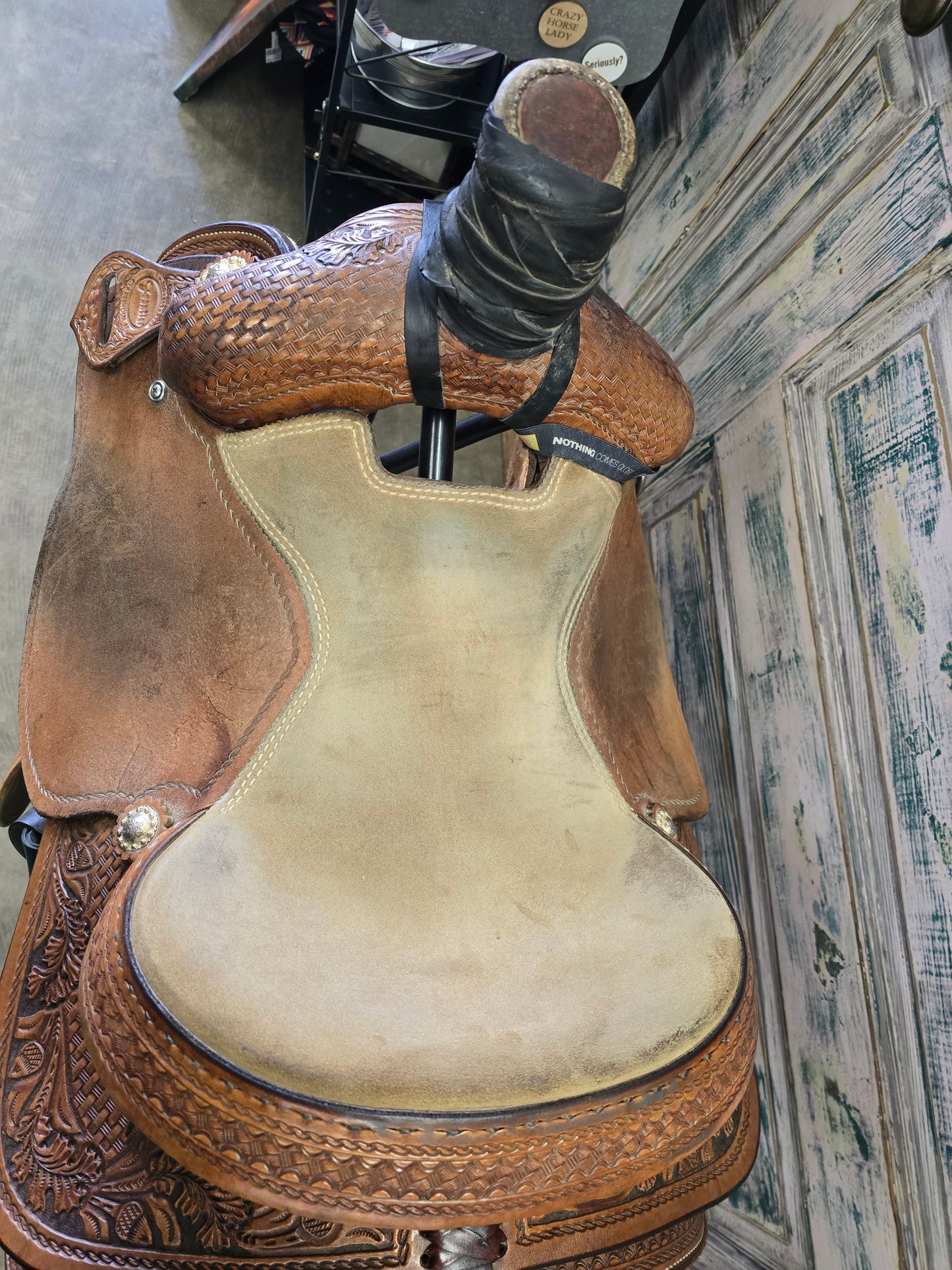 14 Inch Frontier Rope Saddle