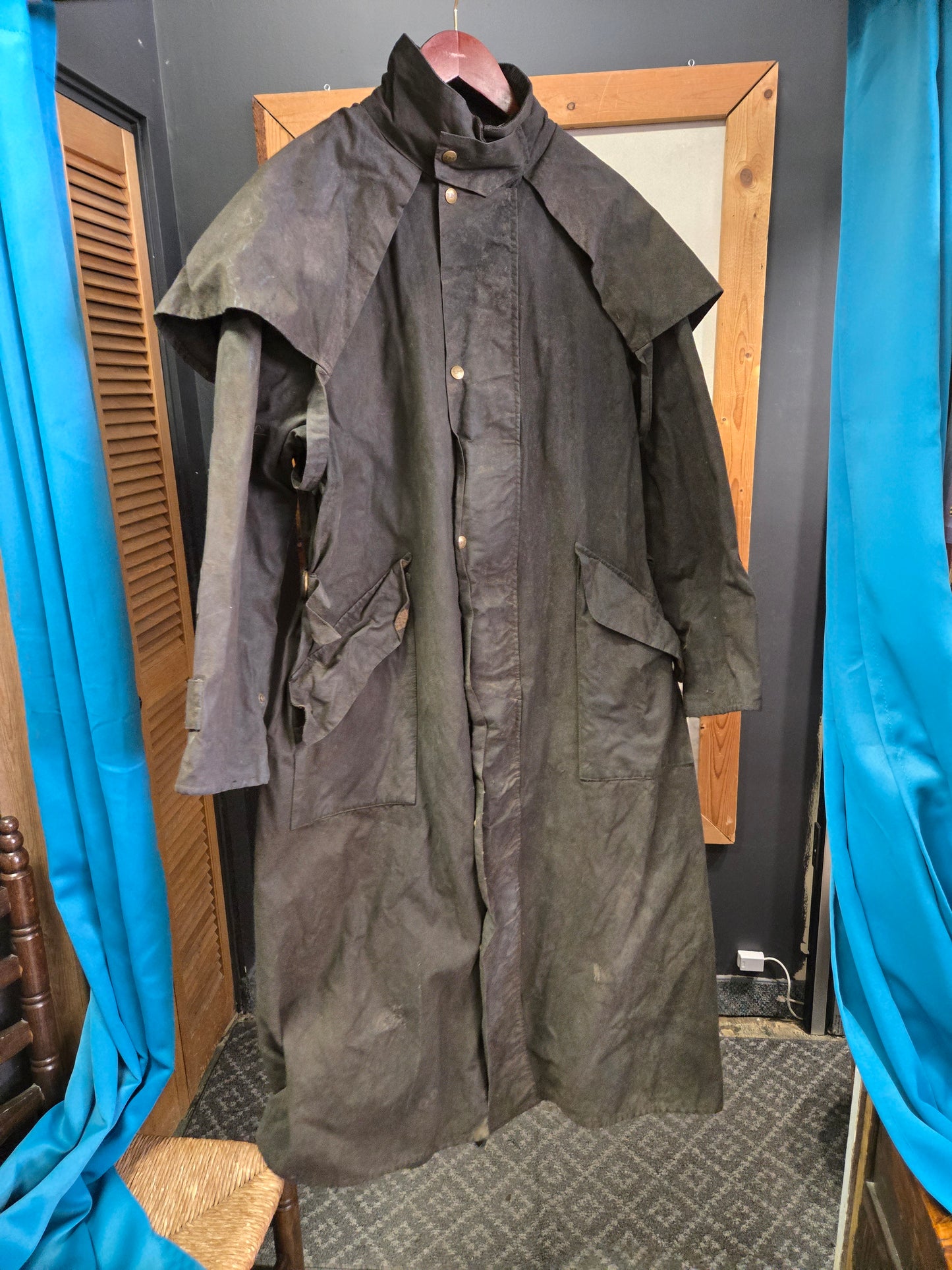 Lined Oilskin Full Lenght Slicker