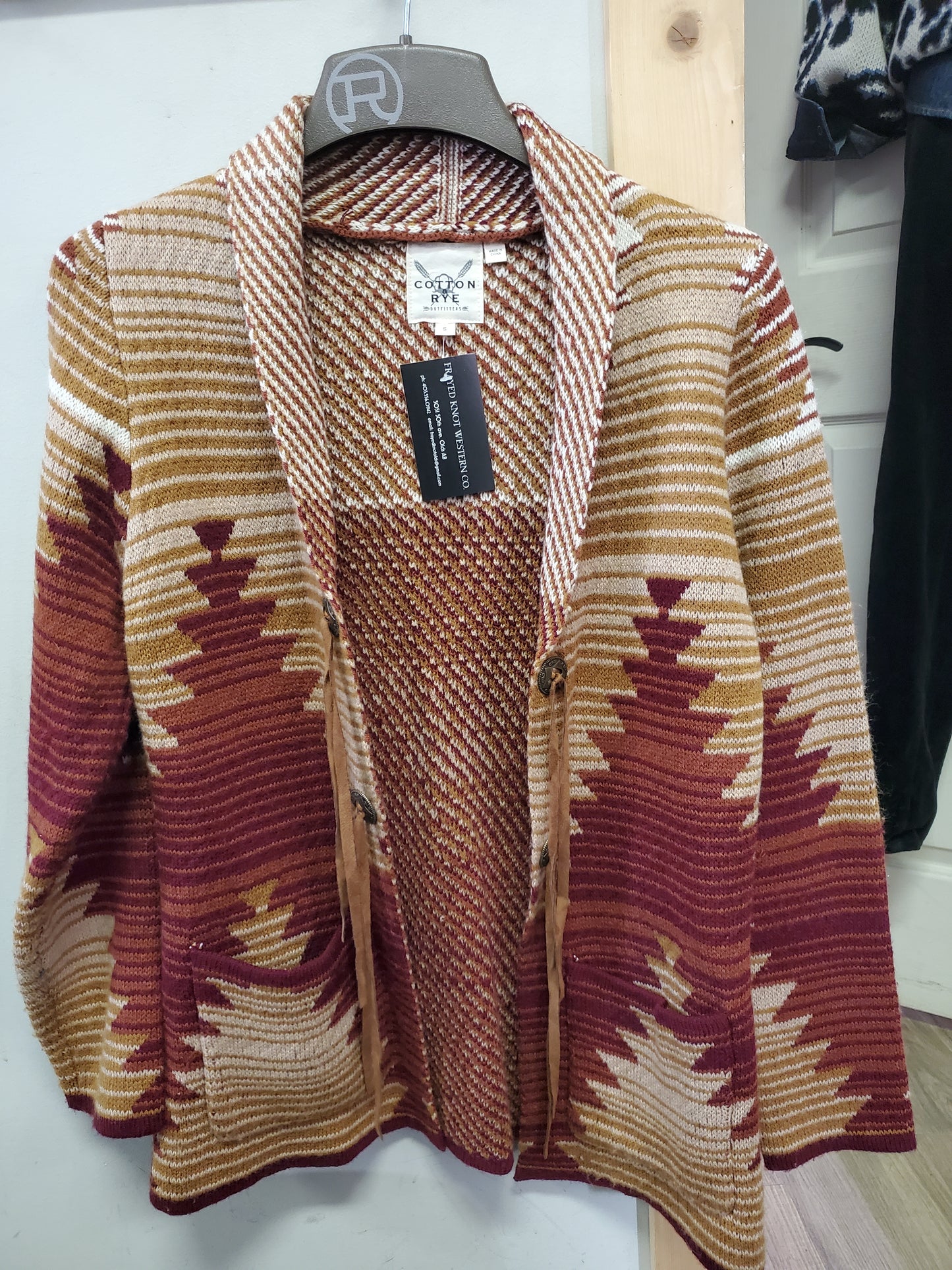 Aztec Knit Sweater/Autmn Colors