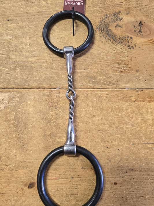 NEW Black Weighted Twisted Snaffle