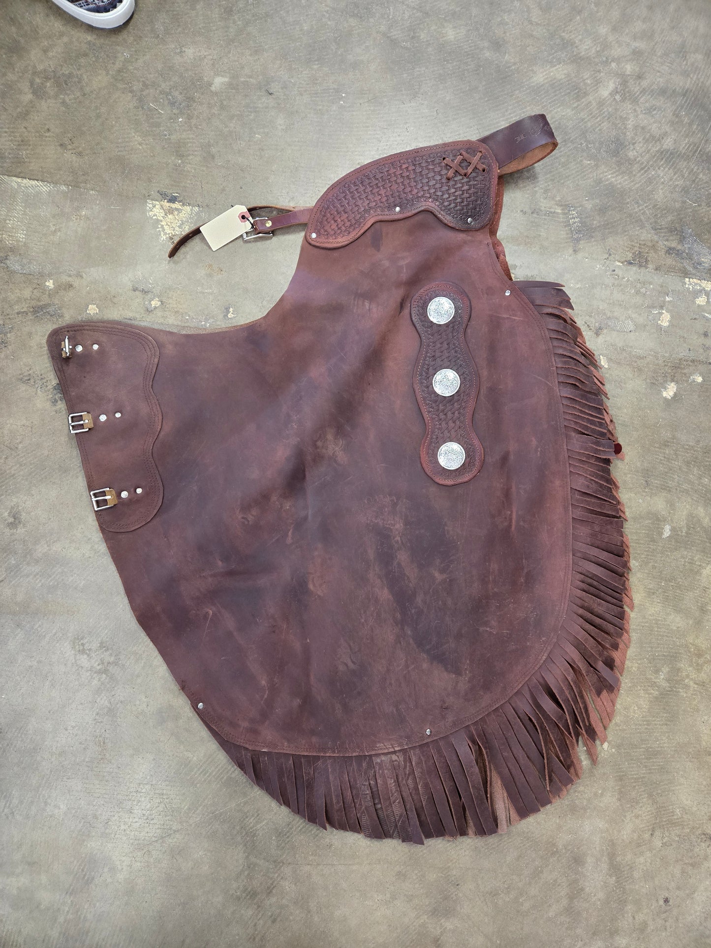 Dark Brown Chinks -Concho Details