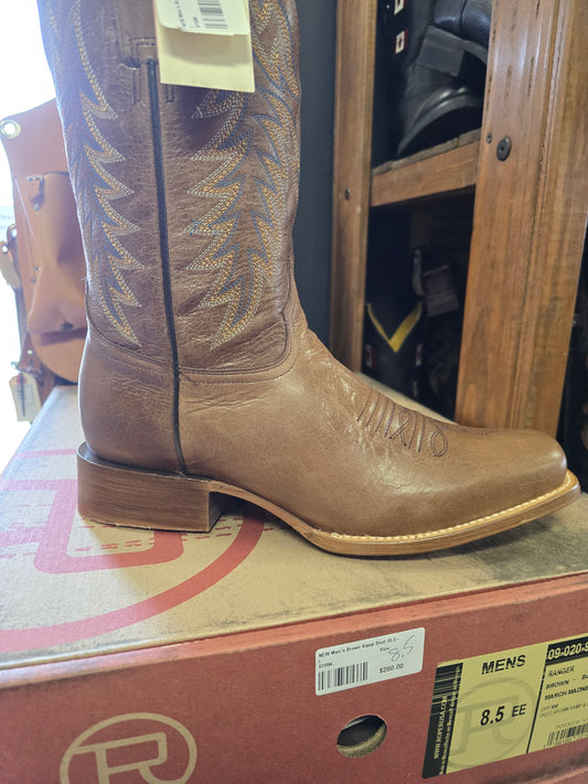 NEW Men's Brown Vamp Boot
