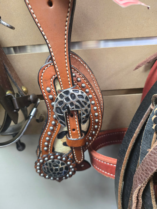 NEW Spur Straps Faux Animal Print