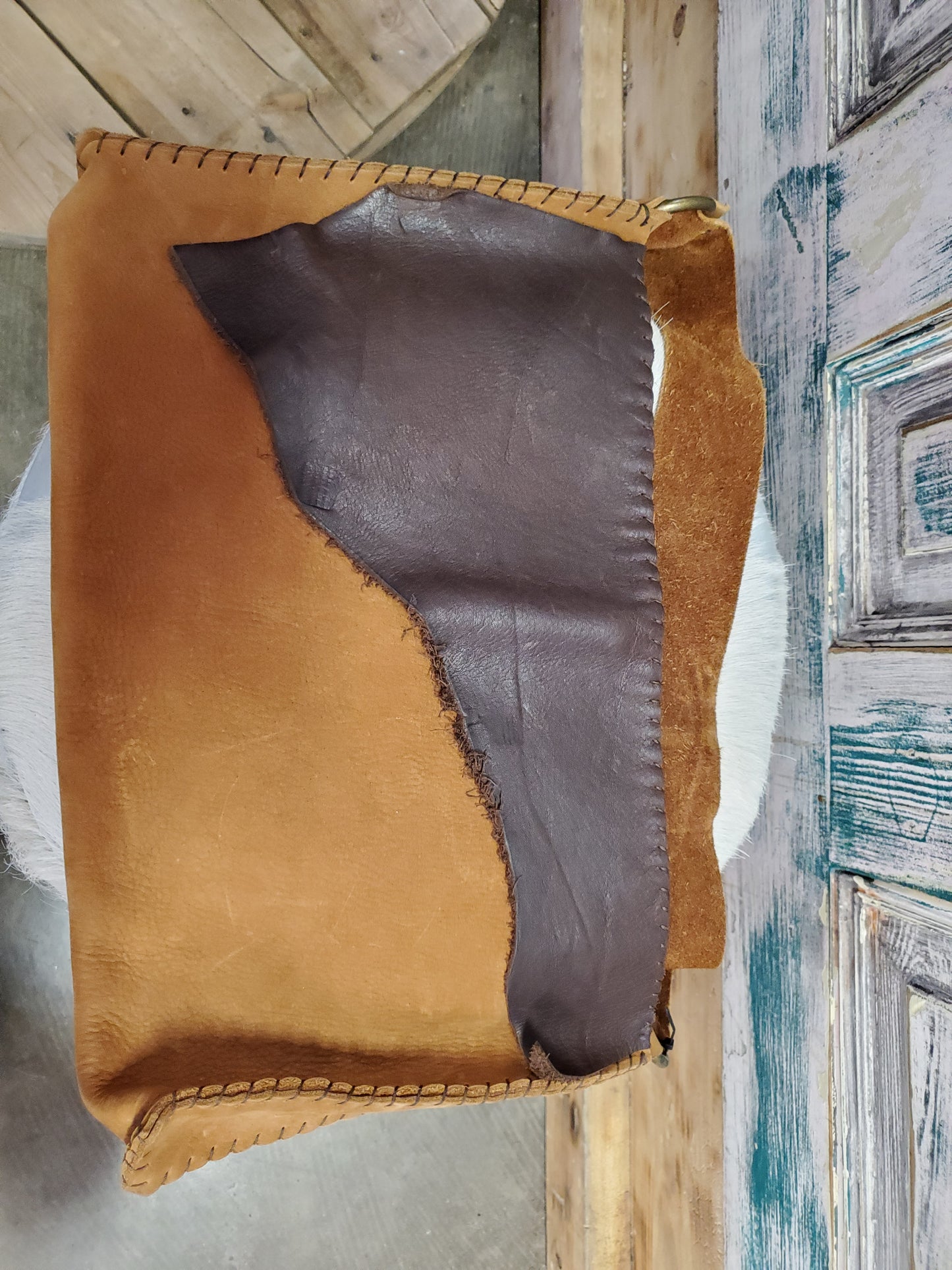 Hand Made Leather Messenger Bag