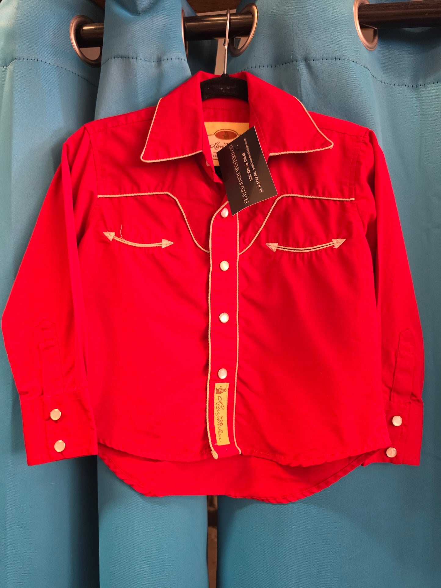 Boy's Red Larry Mahan W/Shirt