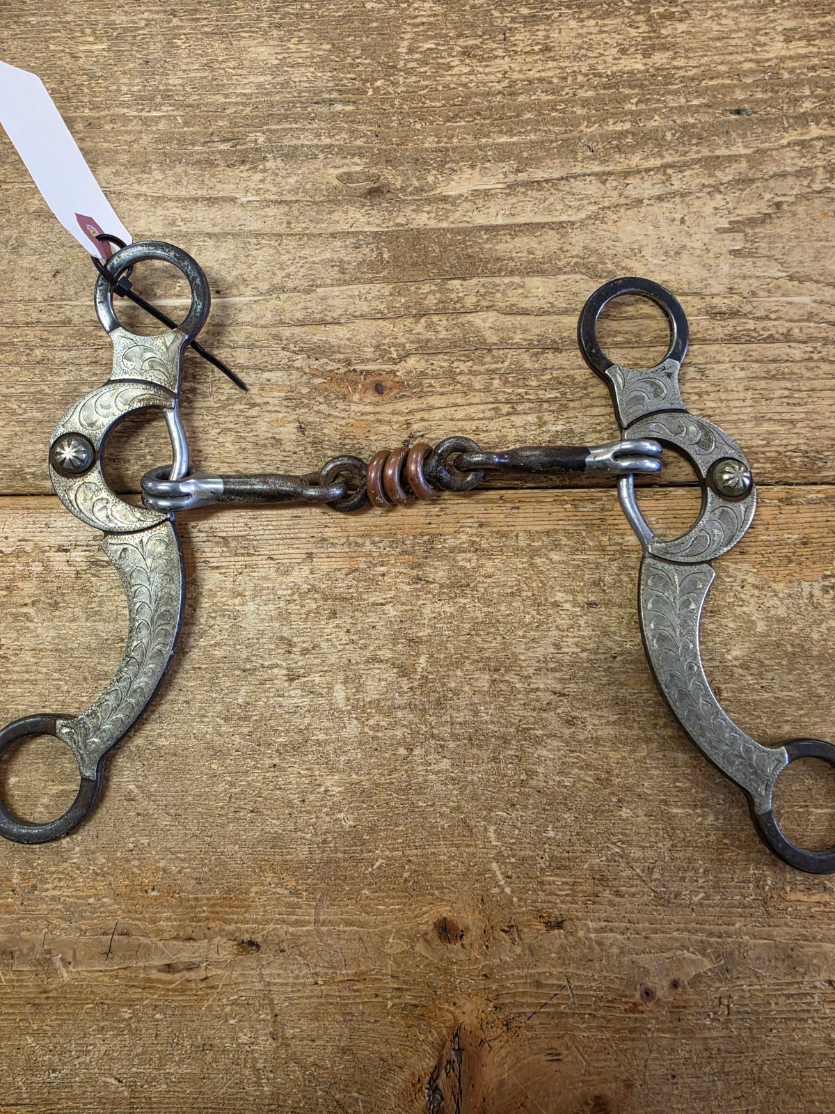 3 Pc. Snaffle- Silvered Shank