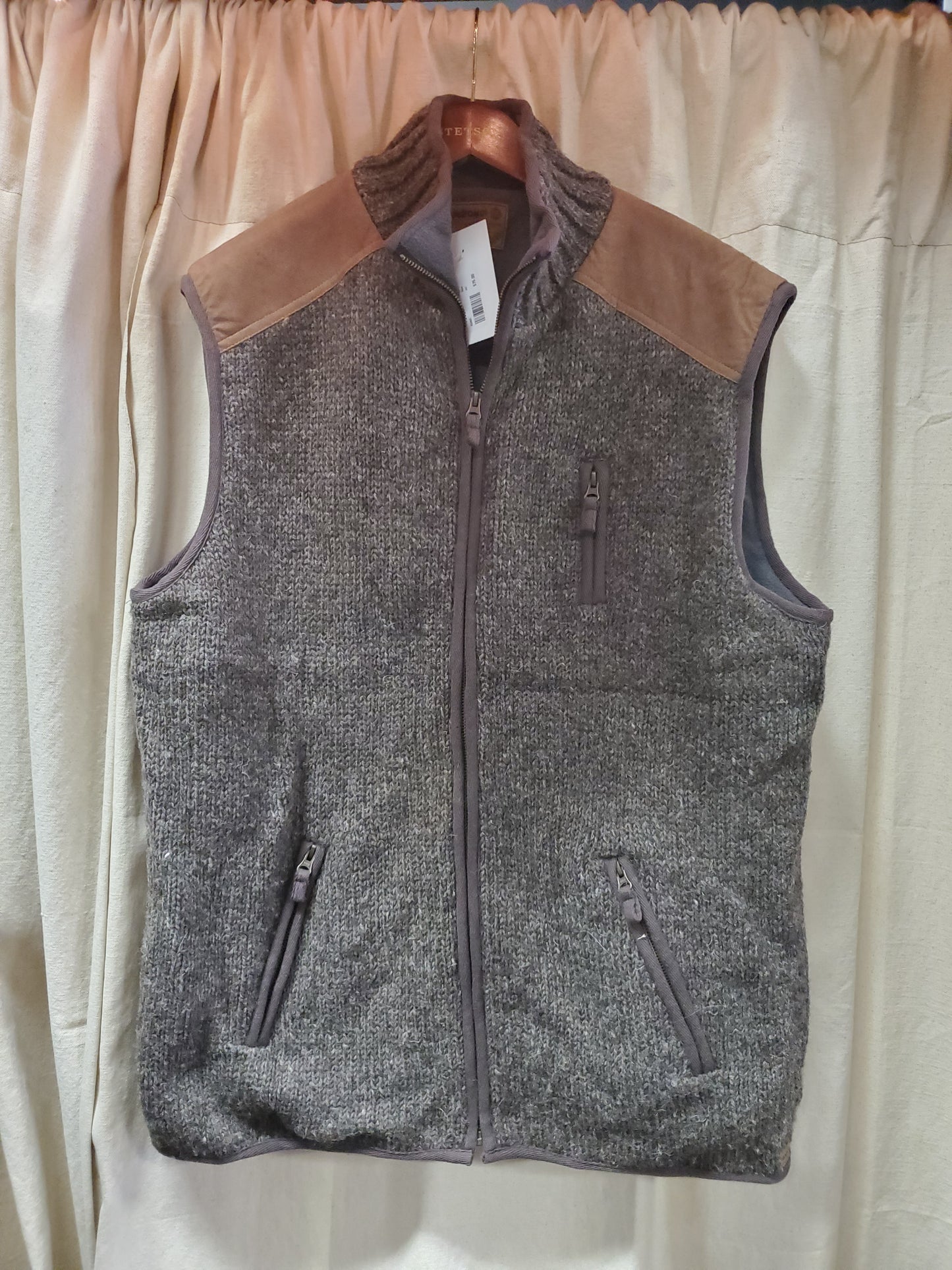 Men's Knit Lined Sweater Vest
