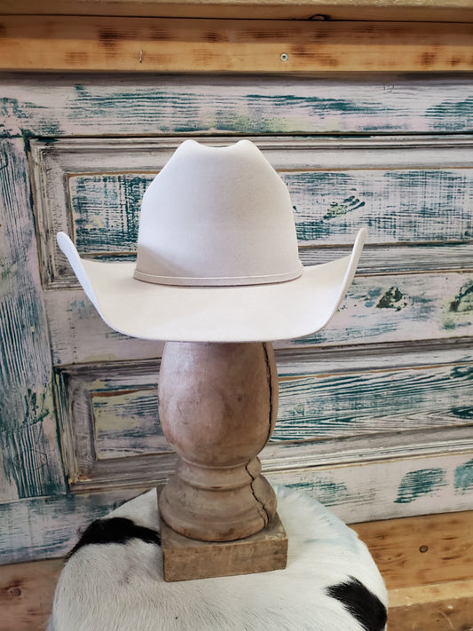 NEW Silver Stetson Felt Hat