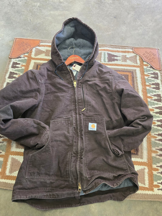 Brown  Fleece Lined                          Carhartt Jacket