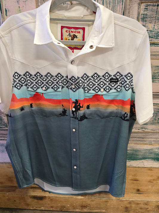 NEW Bronc Panel Short Sleeve