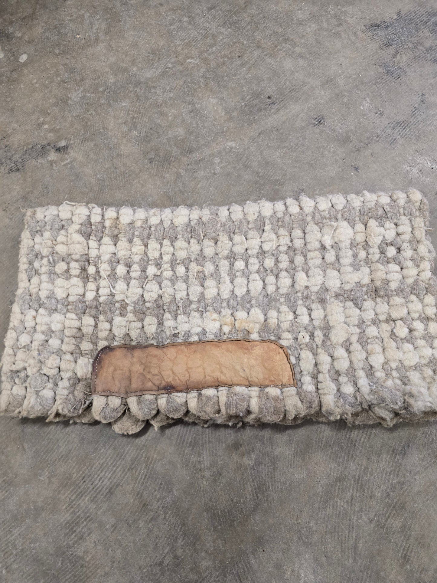 Hand Looped Wool Pad