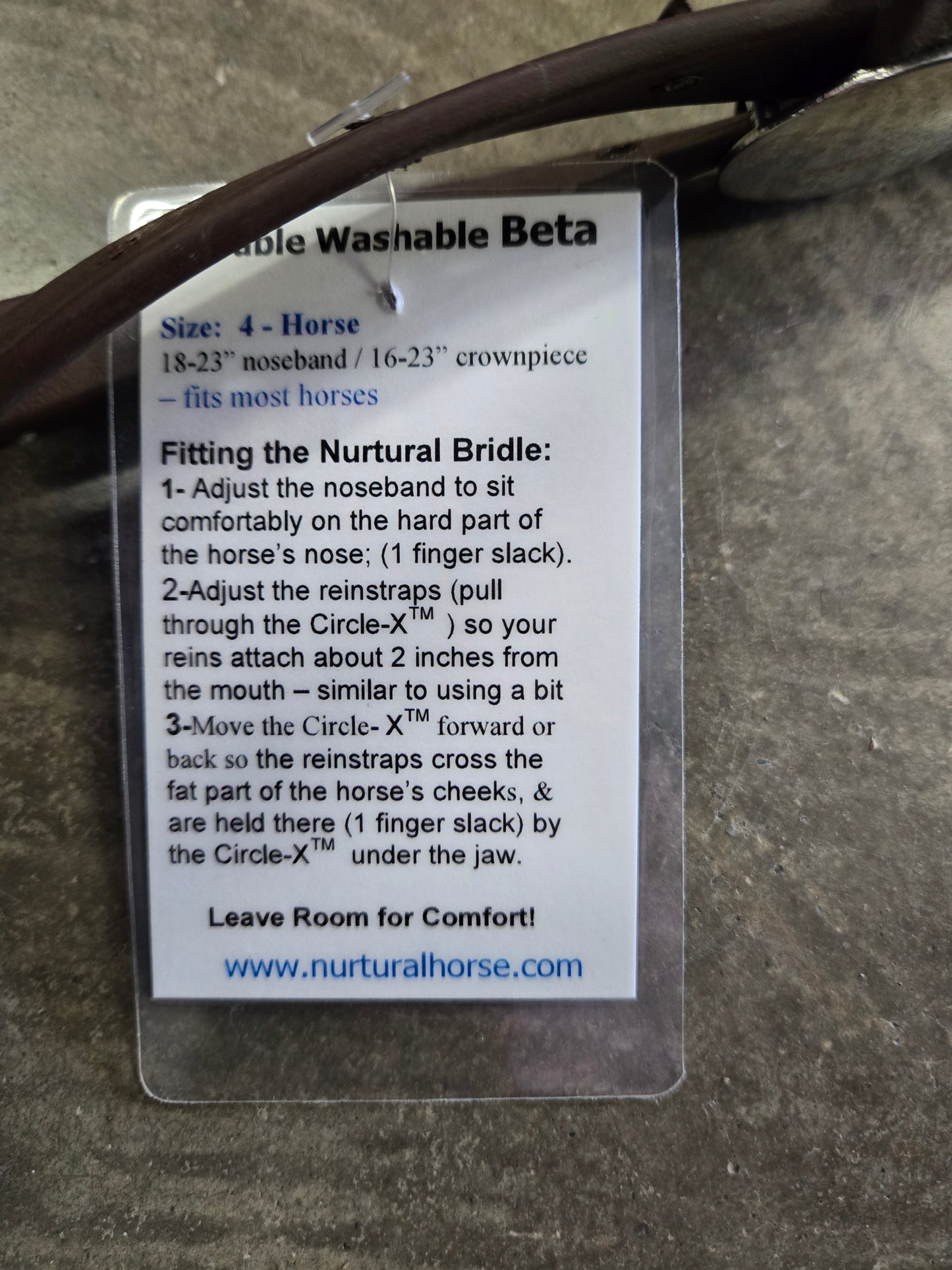 NEW Durable Beta Bitless Bridle