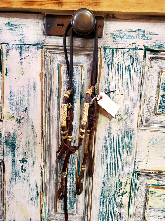 Futurity Knot Headstall W/ Rawhide