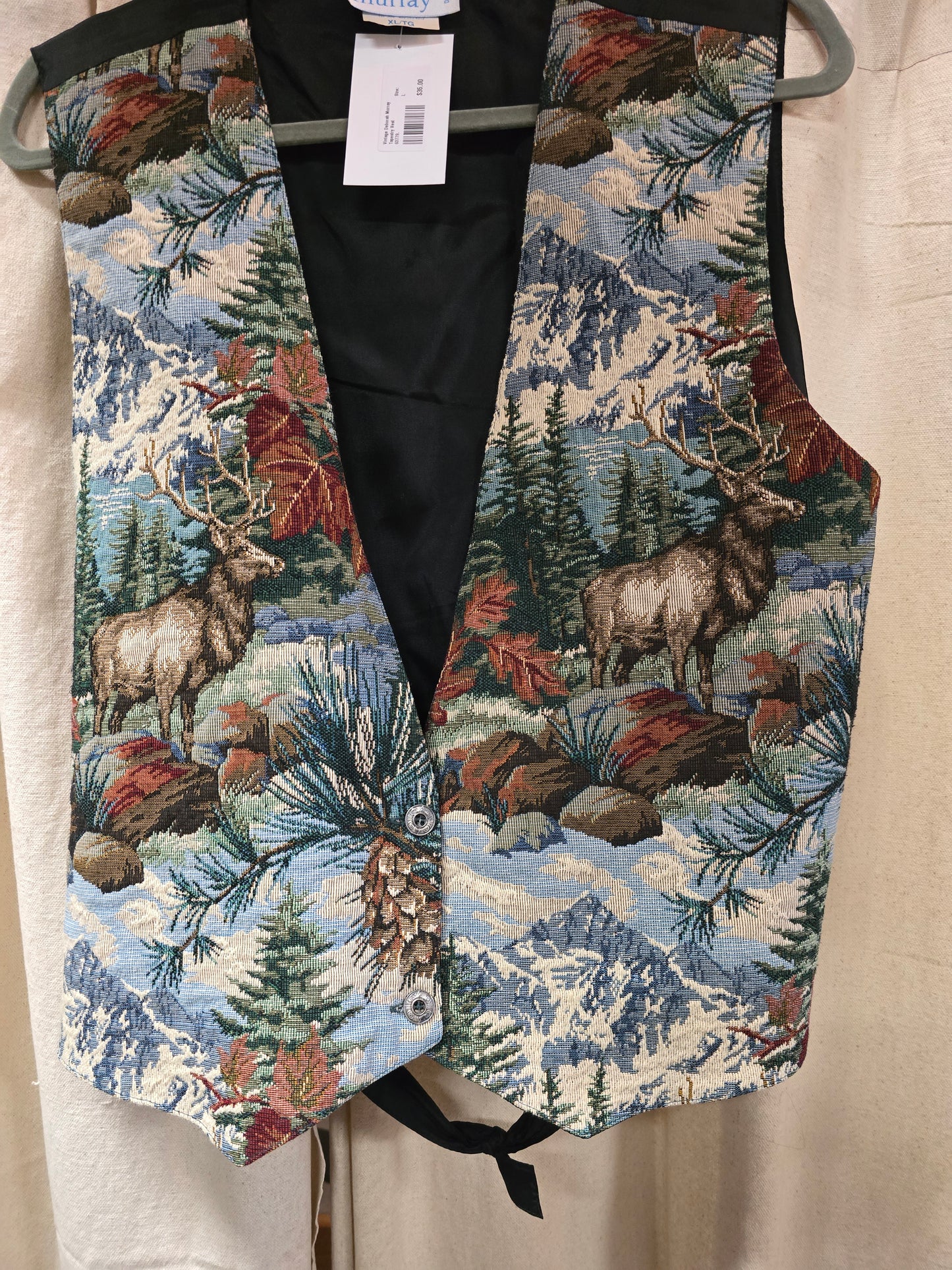 Vintage Deborah Murray                         Tapestry Vest