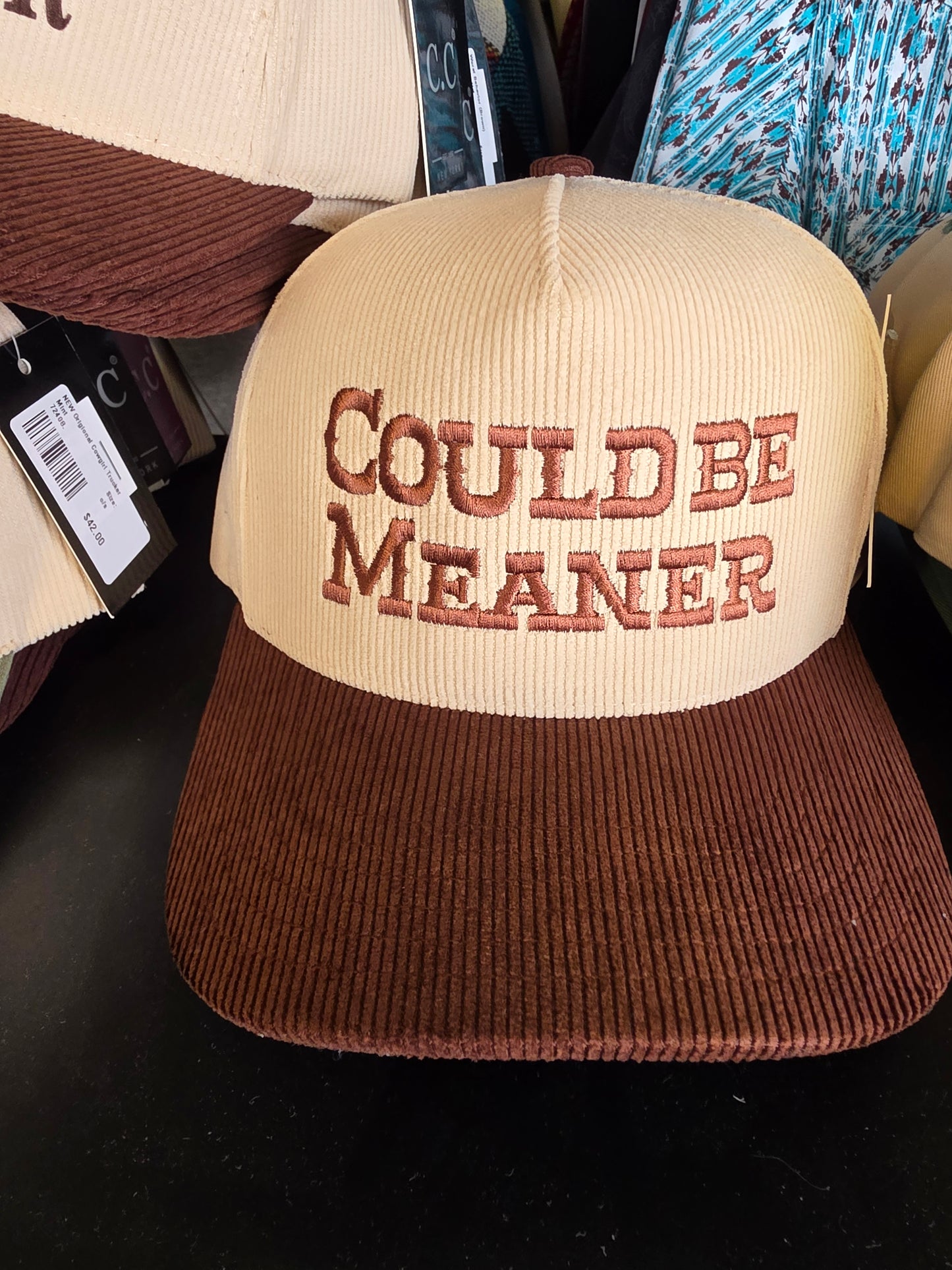 Could Be Meaner(Brown)                     Trucker Hat