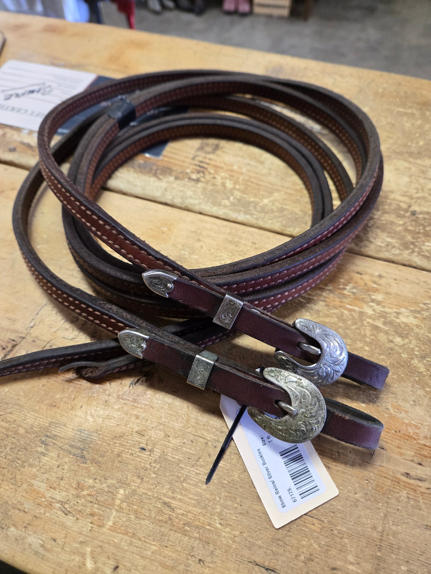 Show Reins/ Silver Buckles