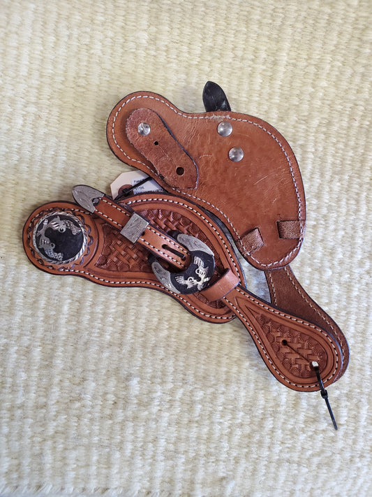 Pistol Concho Spur Straps (NEW)