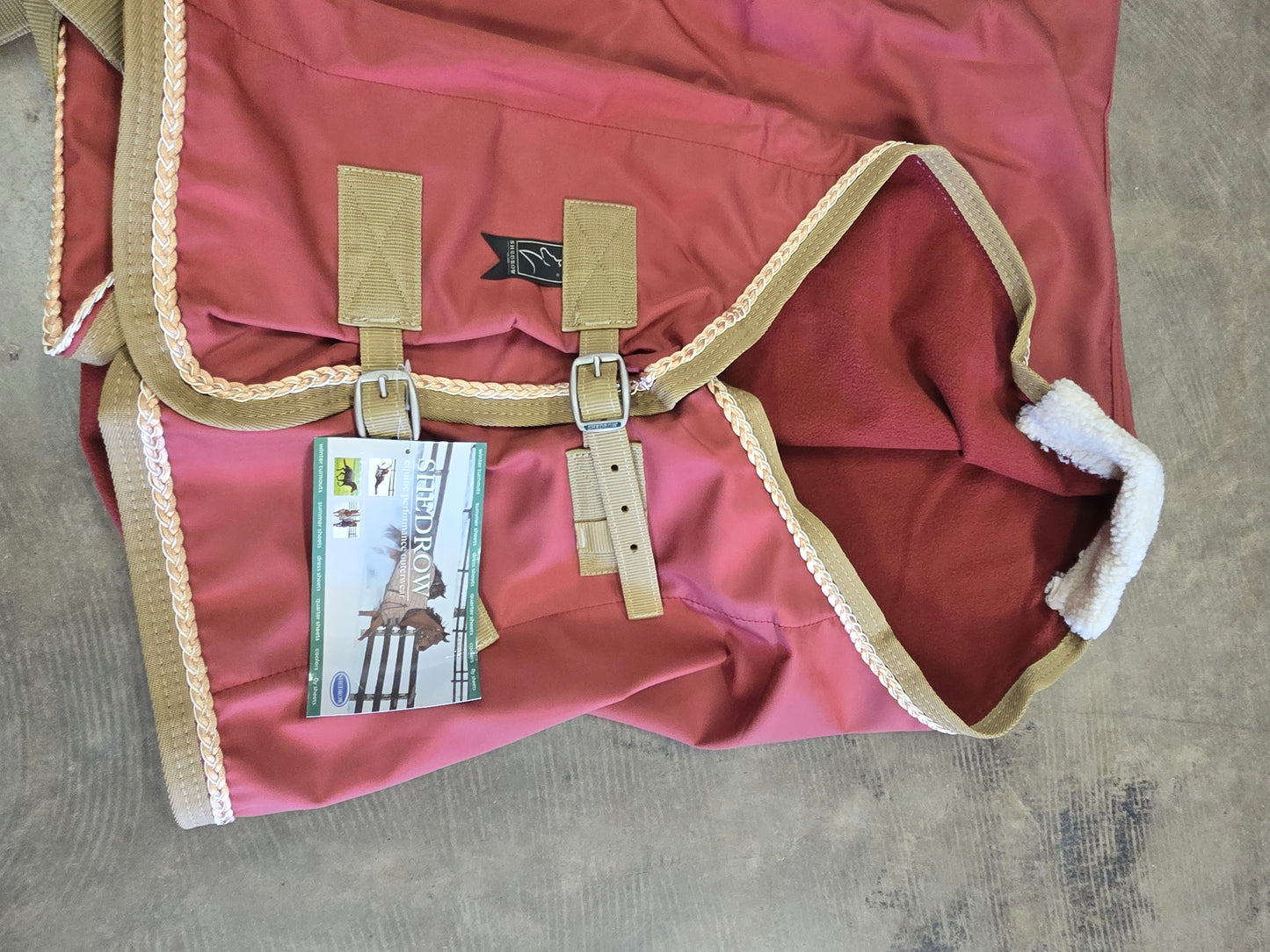 NEW Rust Fleece Lined Cooler
