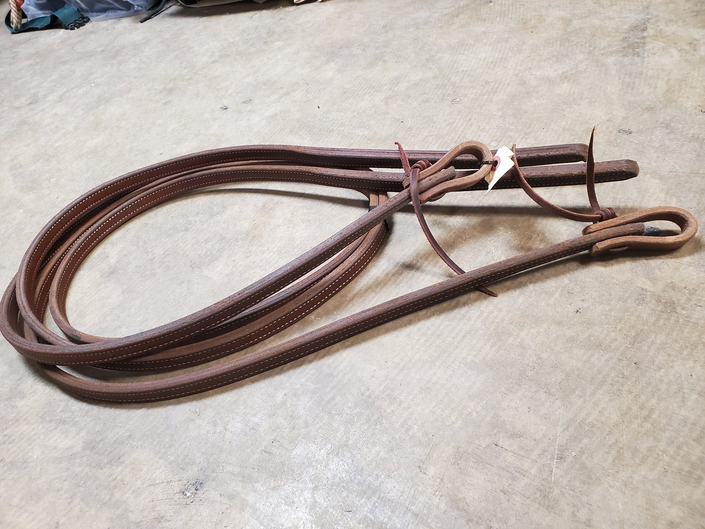 NEW Dennis Moreland 2" Double Stitch Split Reins 7ft 9 inch