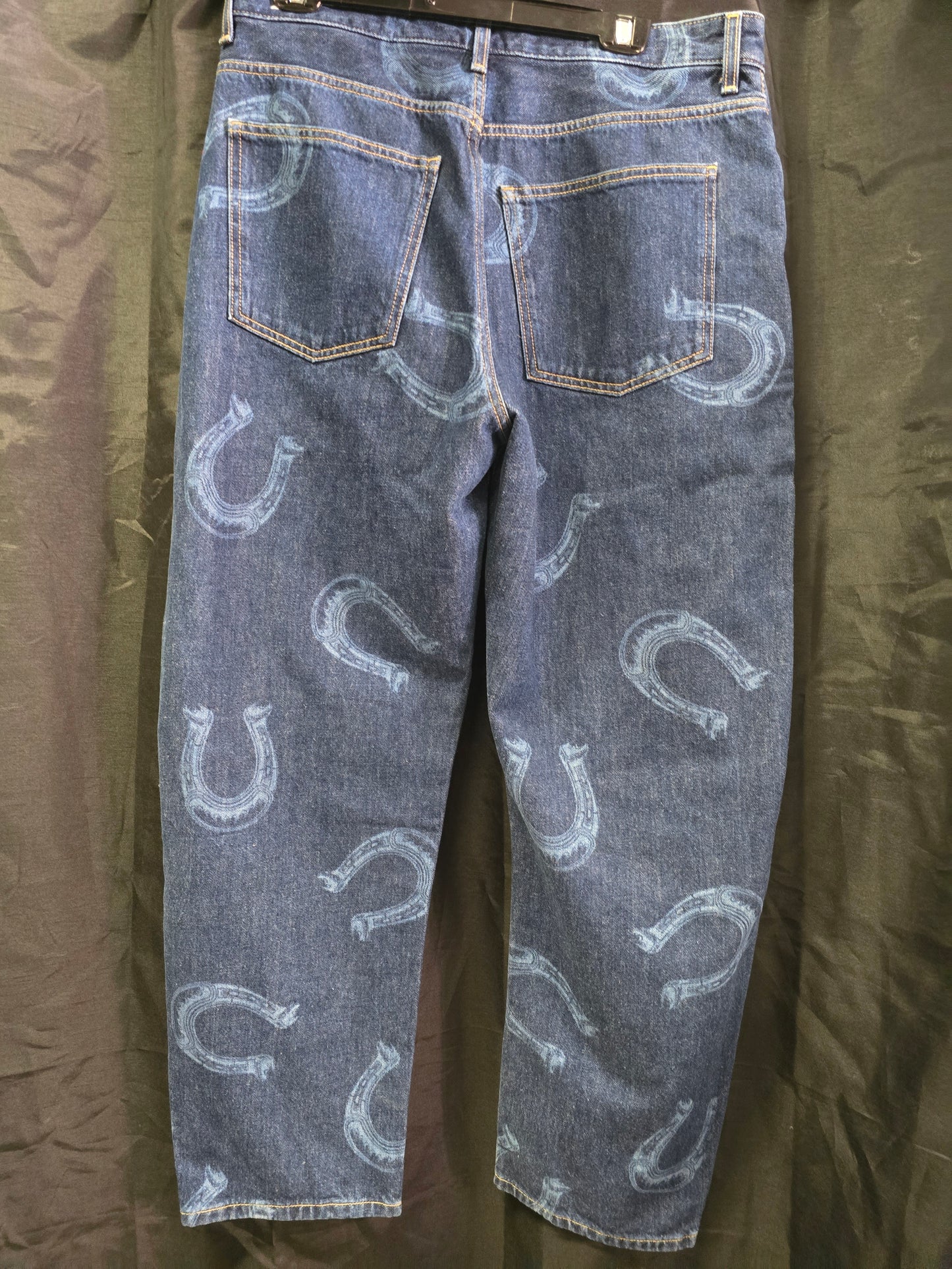 Horse Shoe Print Jeans
