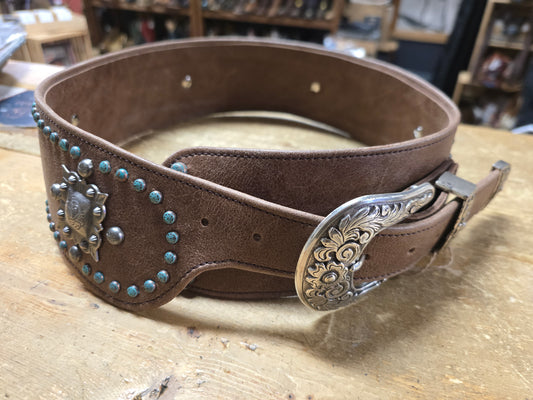 NEW Paige Leather Hip Belt Tan