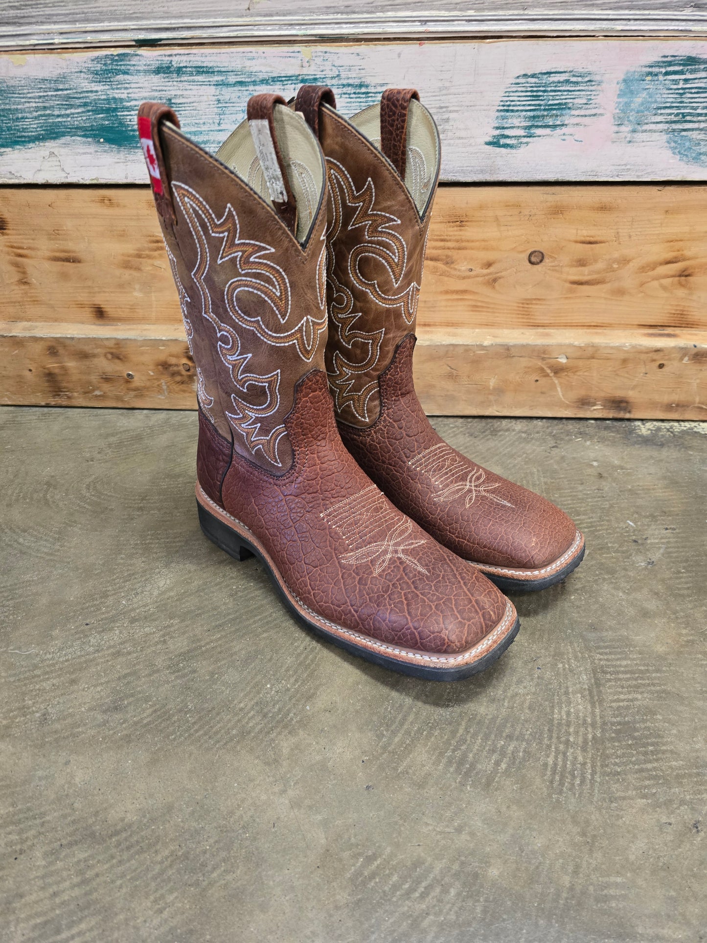 NEW Men's Brahma Boots-Brown