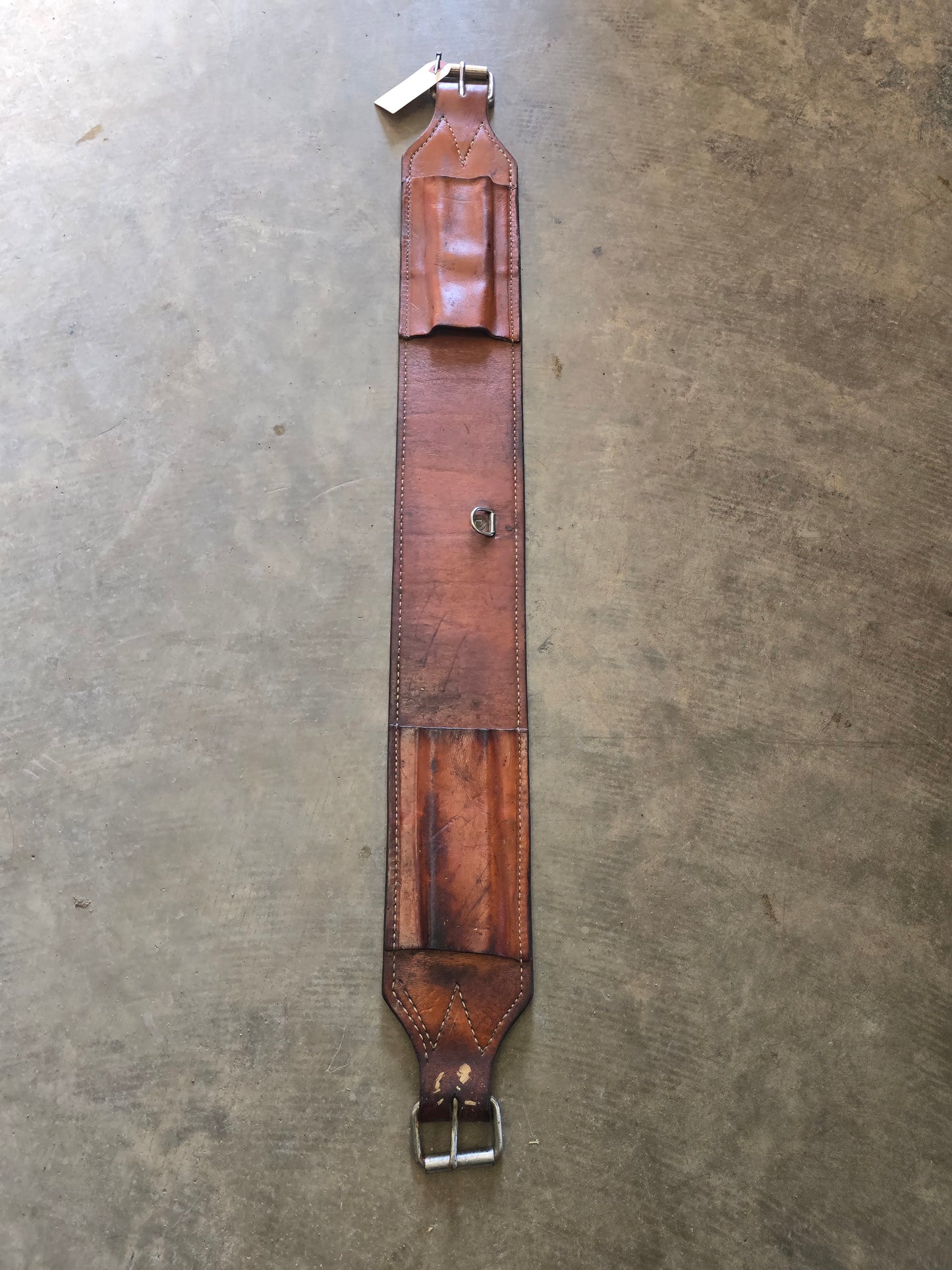 Leather back Cinch