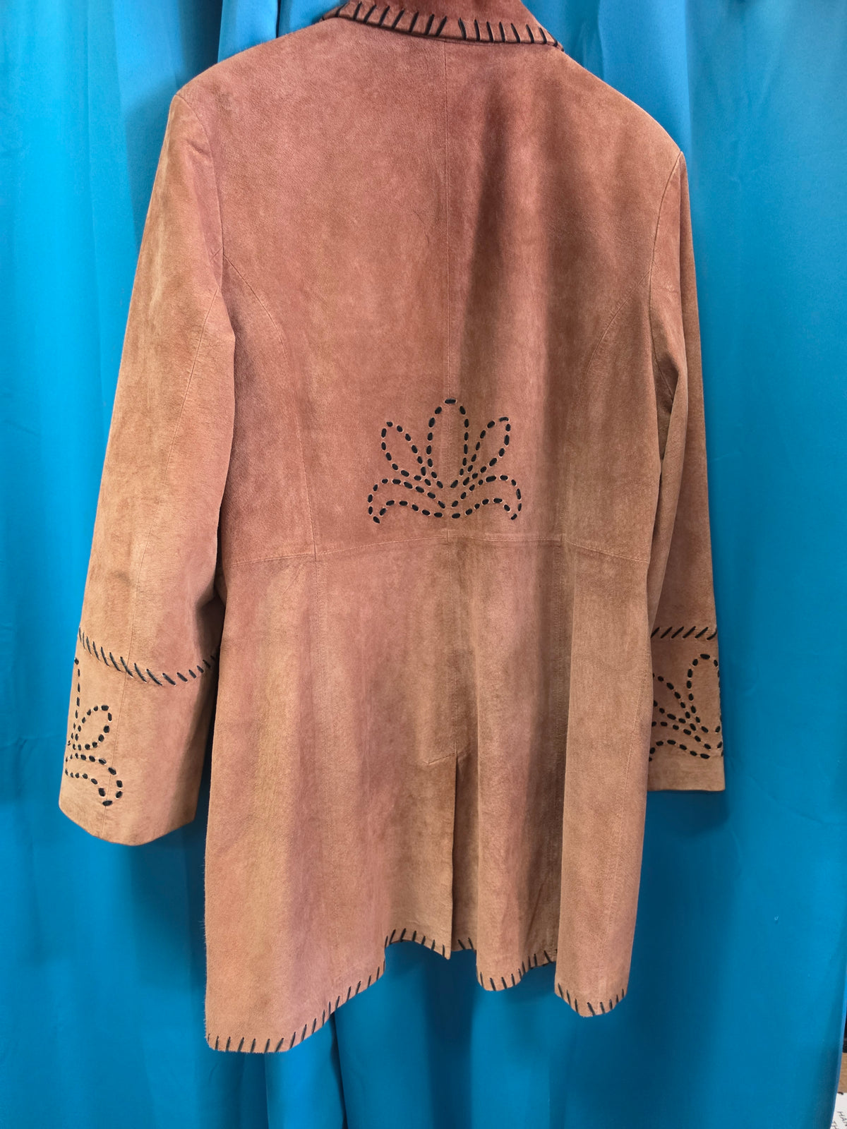 Brown Western Suede                              Long Jacket