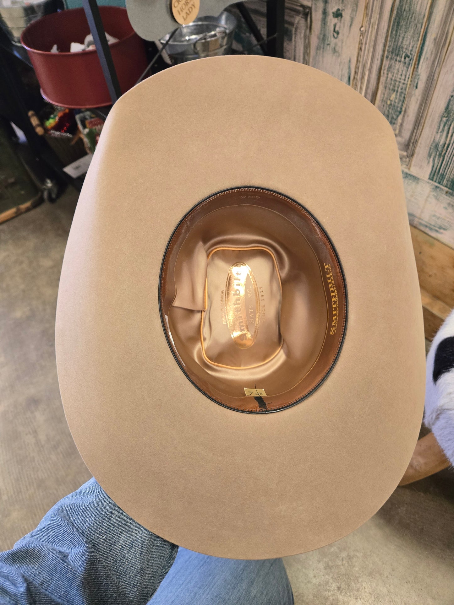 Pecan Smithbilt 6X Hat