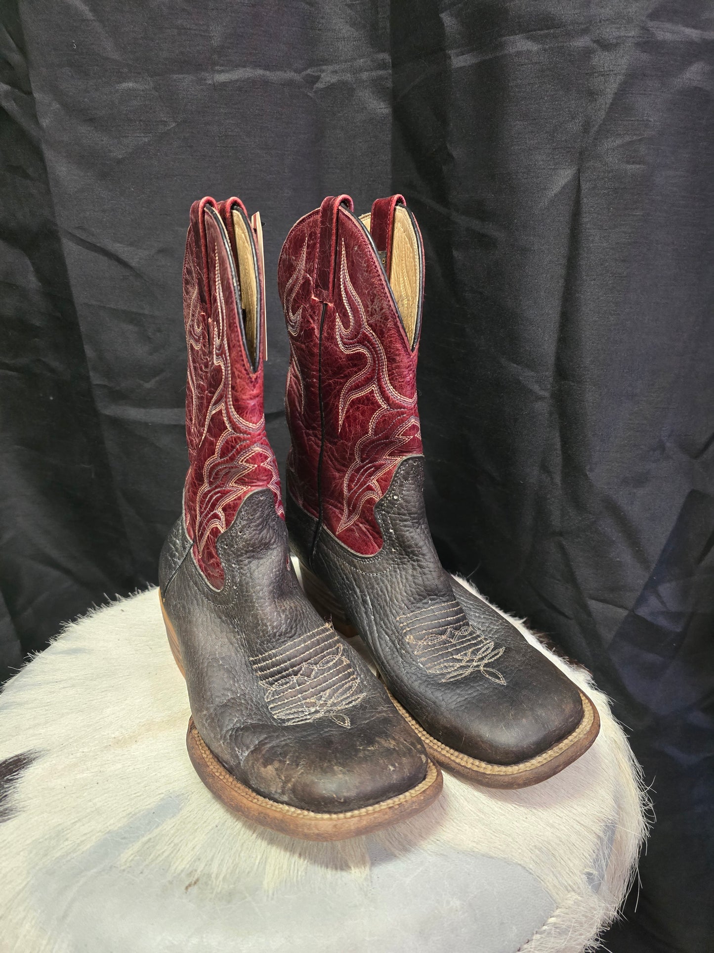 Youth Hondo Boot/Burgundy Top