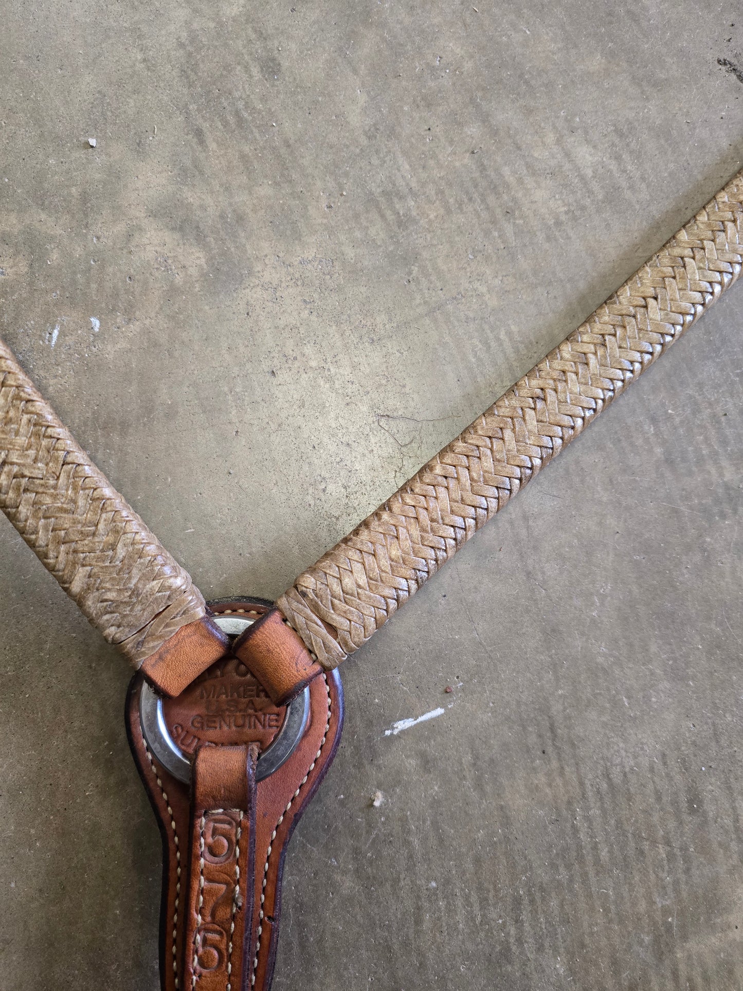 Rawhide Braided Breast Collars