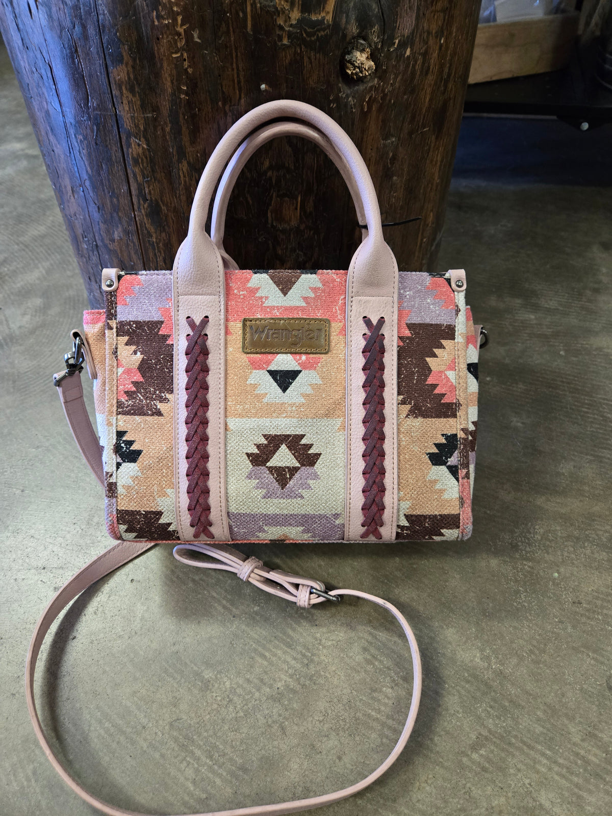 Pink Aztec Wrangler Purse